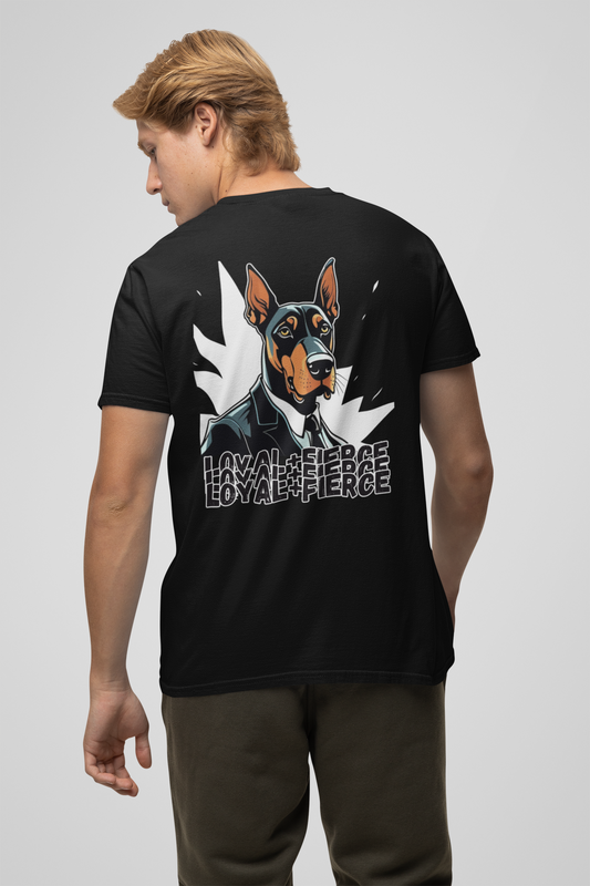 LOYAL + FIERCE DOBERMAN PLAYERA CASUAL