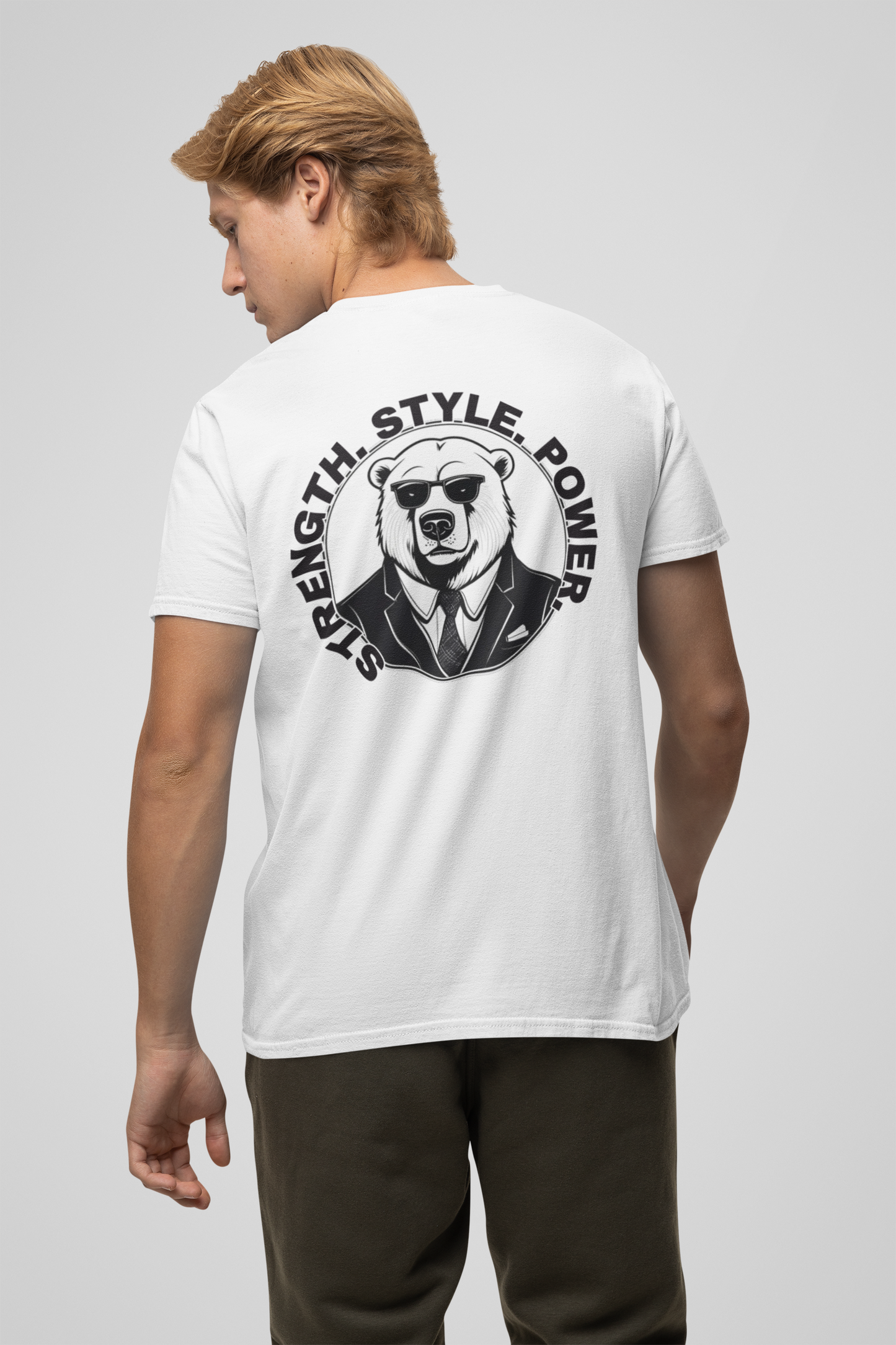 STRENGHT STYLE POWER POLAR BEAR PLAYERA CASUAL