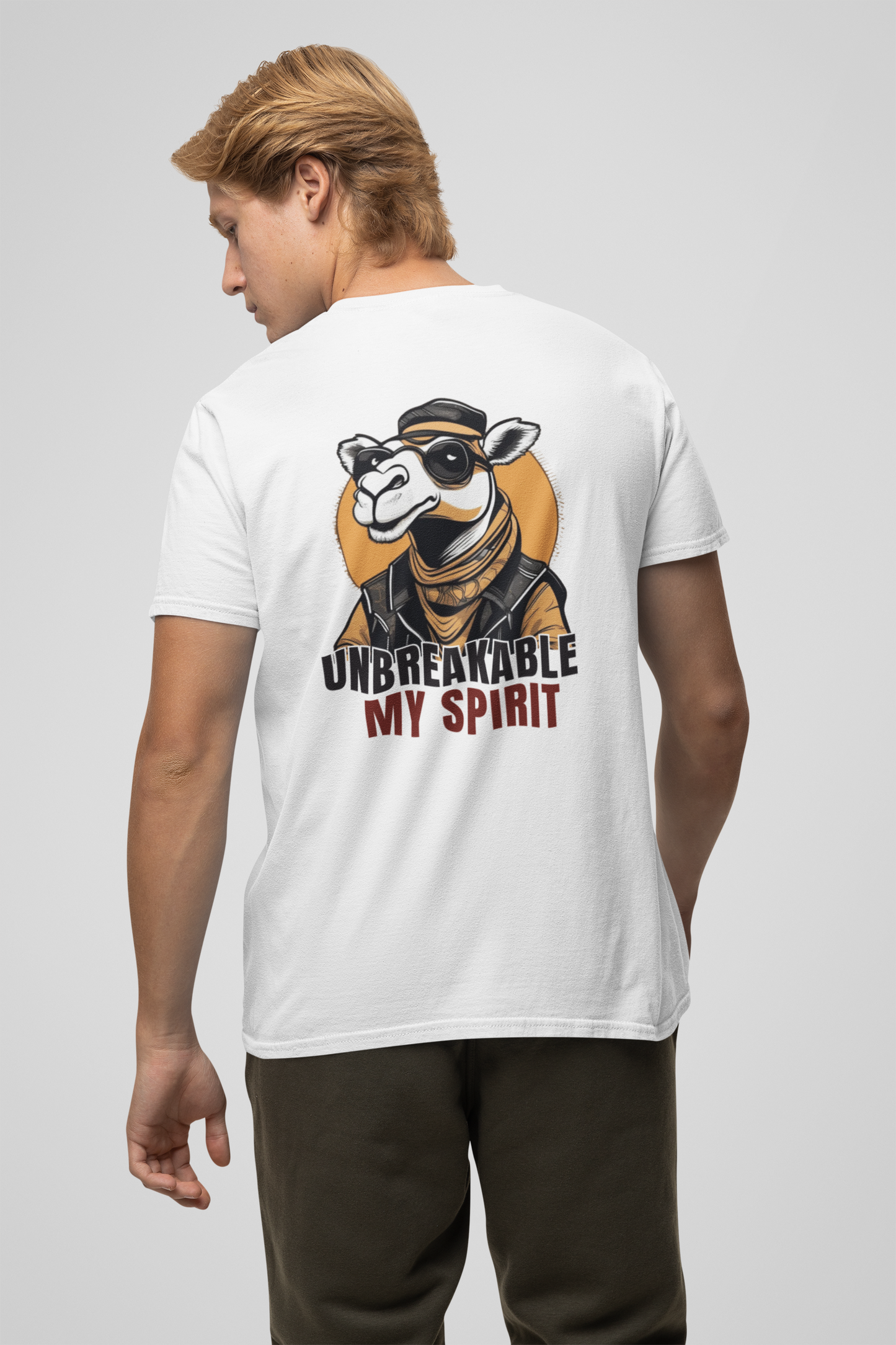 UNBREAKABLE MY SPIRIT CAMEL PLAYERA CASUAL