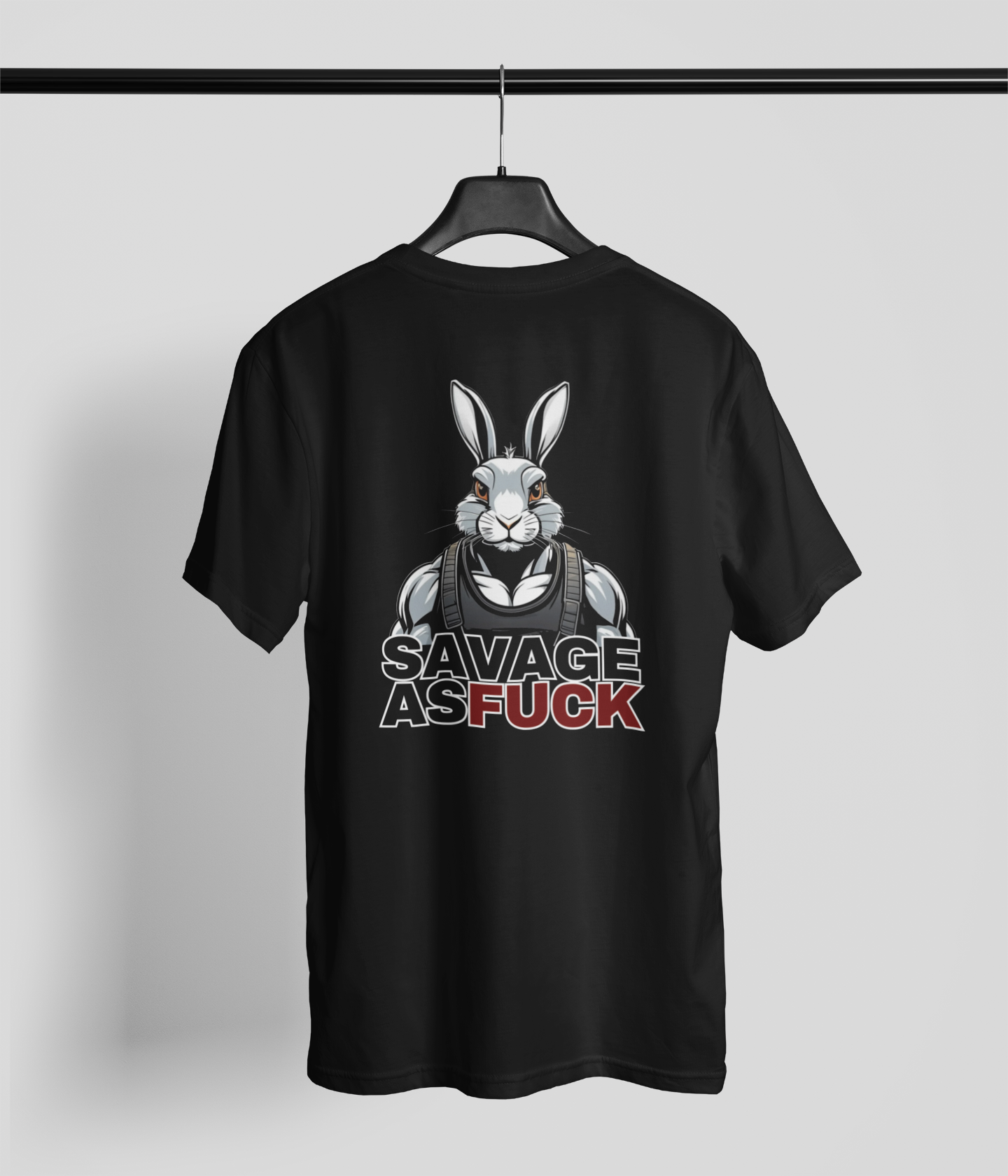 SAVAGE AS FUCK RABBIT PLAYERA DEPORTIVA