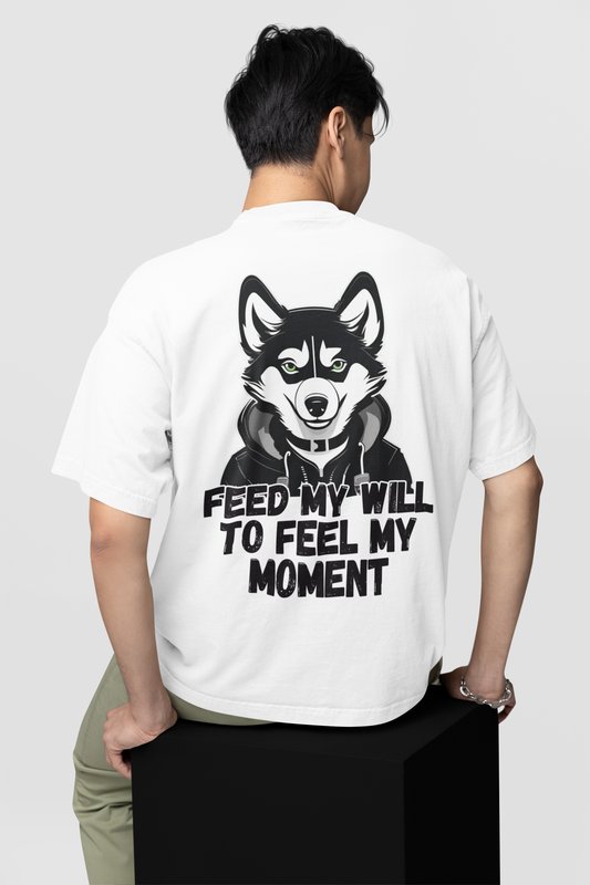 FEED MY WILL HUSKY PLAYERA OVERSIZED