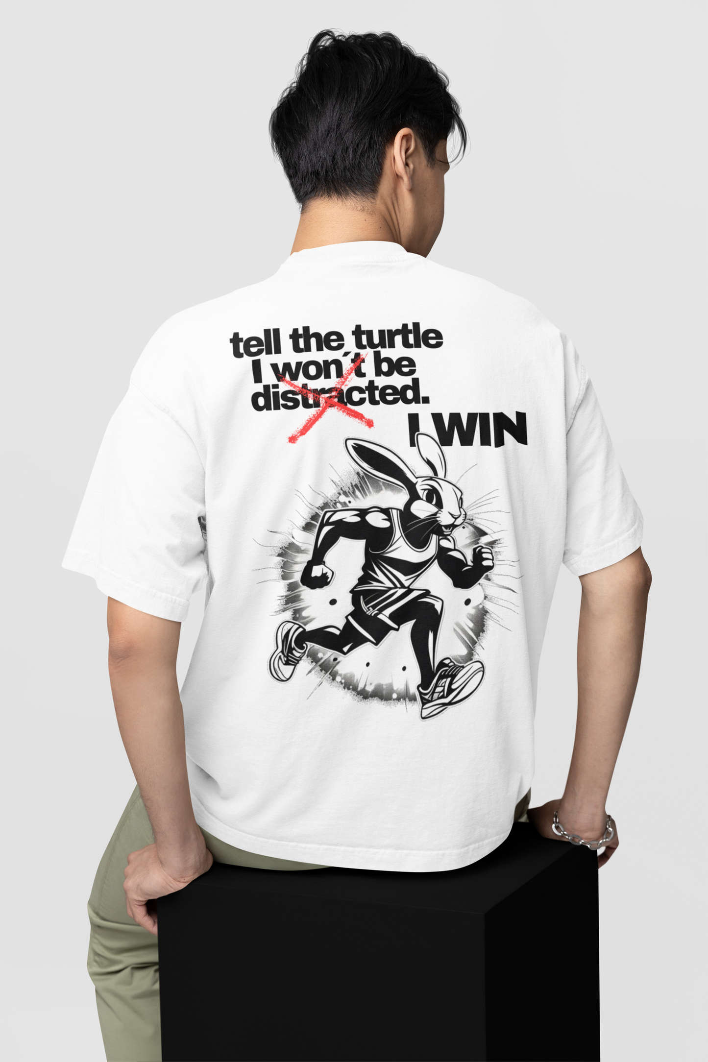 I WON´T BE DISTRACTED PLAYERA OVERSIZED