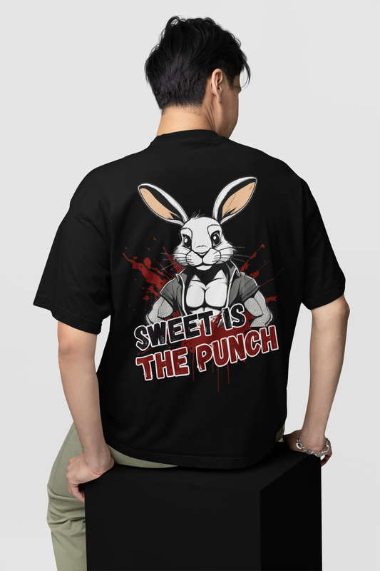 SWEET IS THE PUNCH RABBIT PLAYERA OVERSIZED