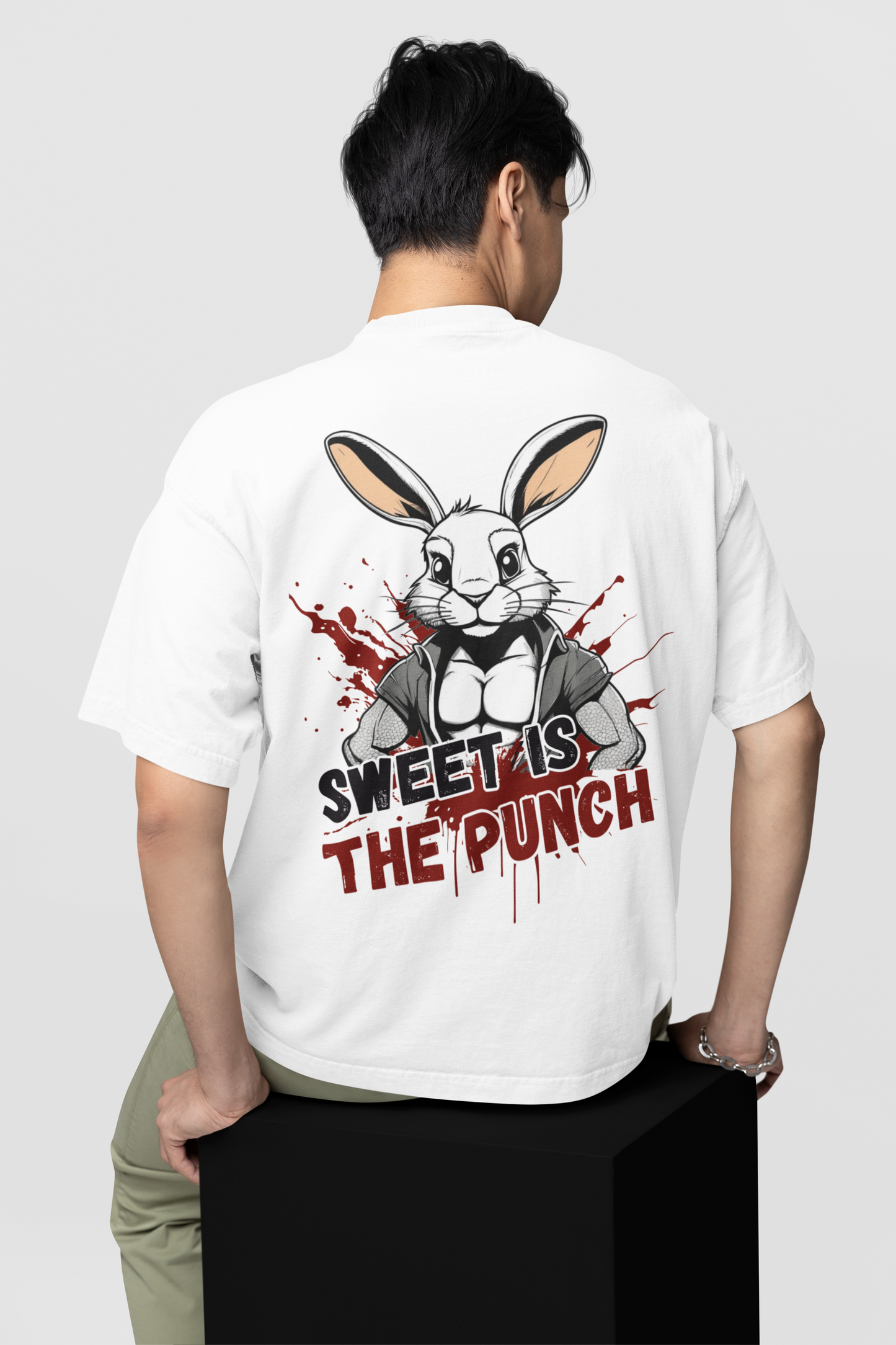 SWEET IS THE PUNCH RABBIT PLAYERA OVERSIZED