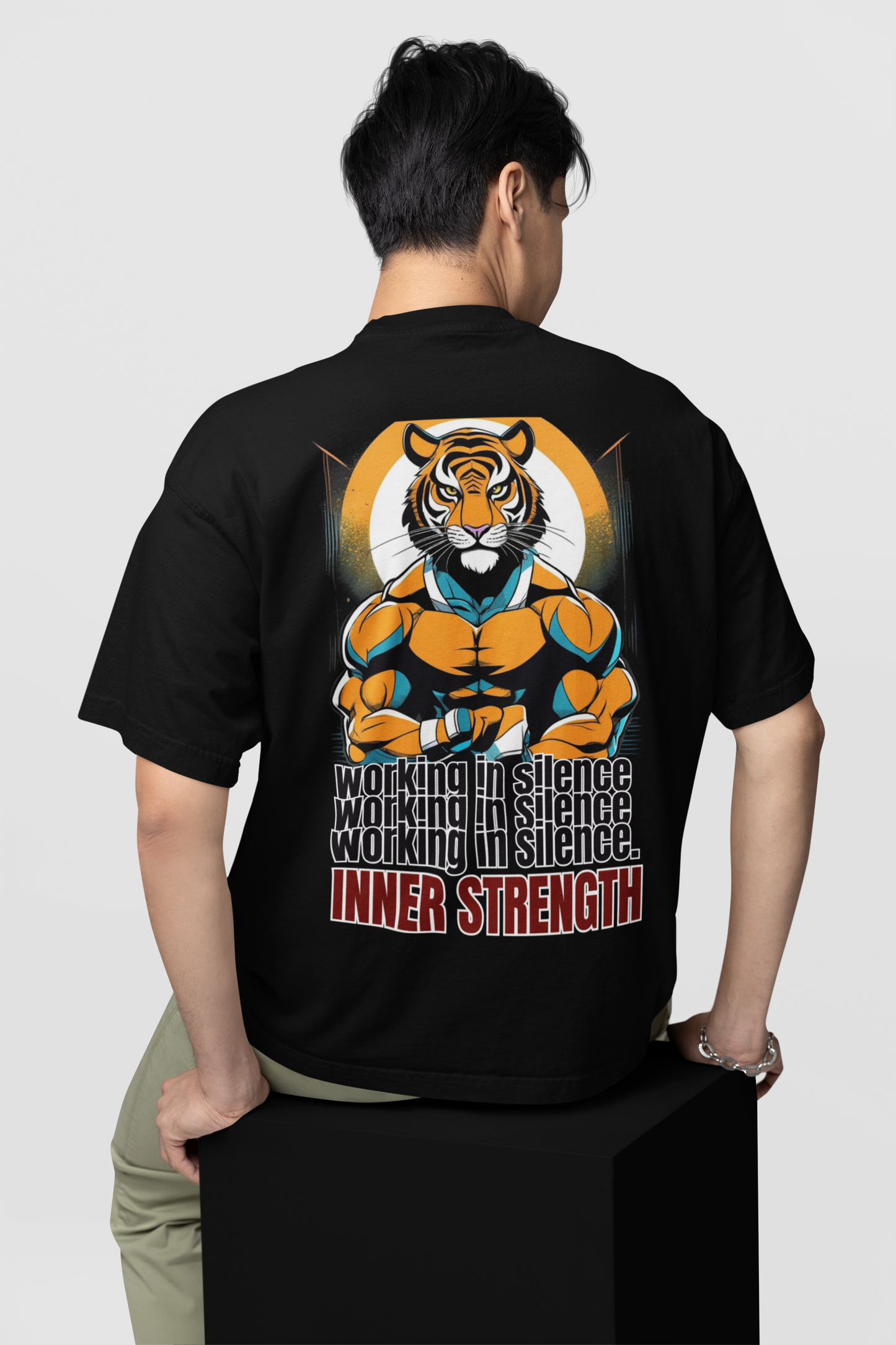 INNER STRENGTH TIGER PLAYERA OVERSIZED