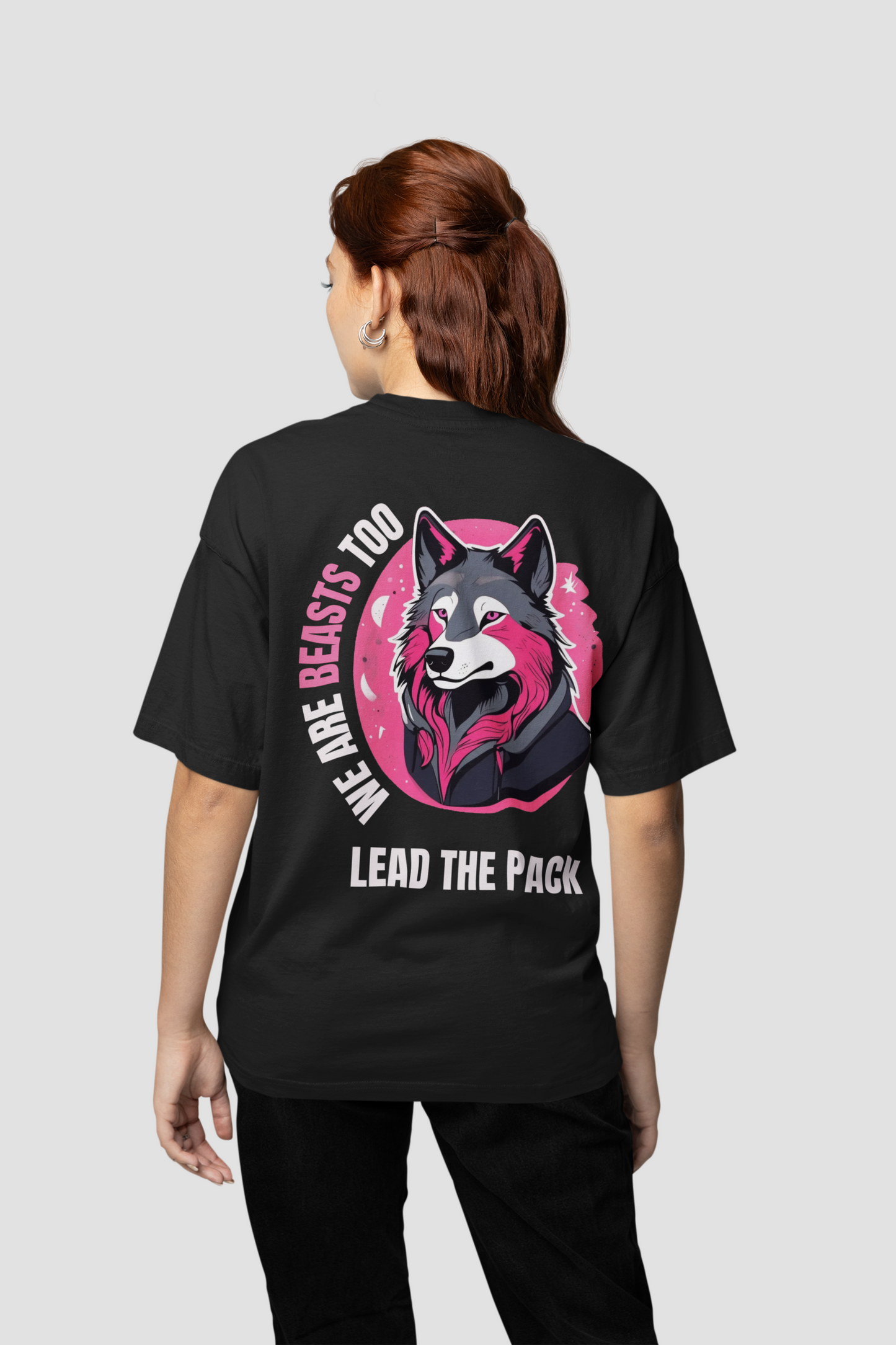 LEAD THE PACK WOLF OVERSIZED