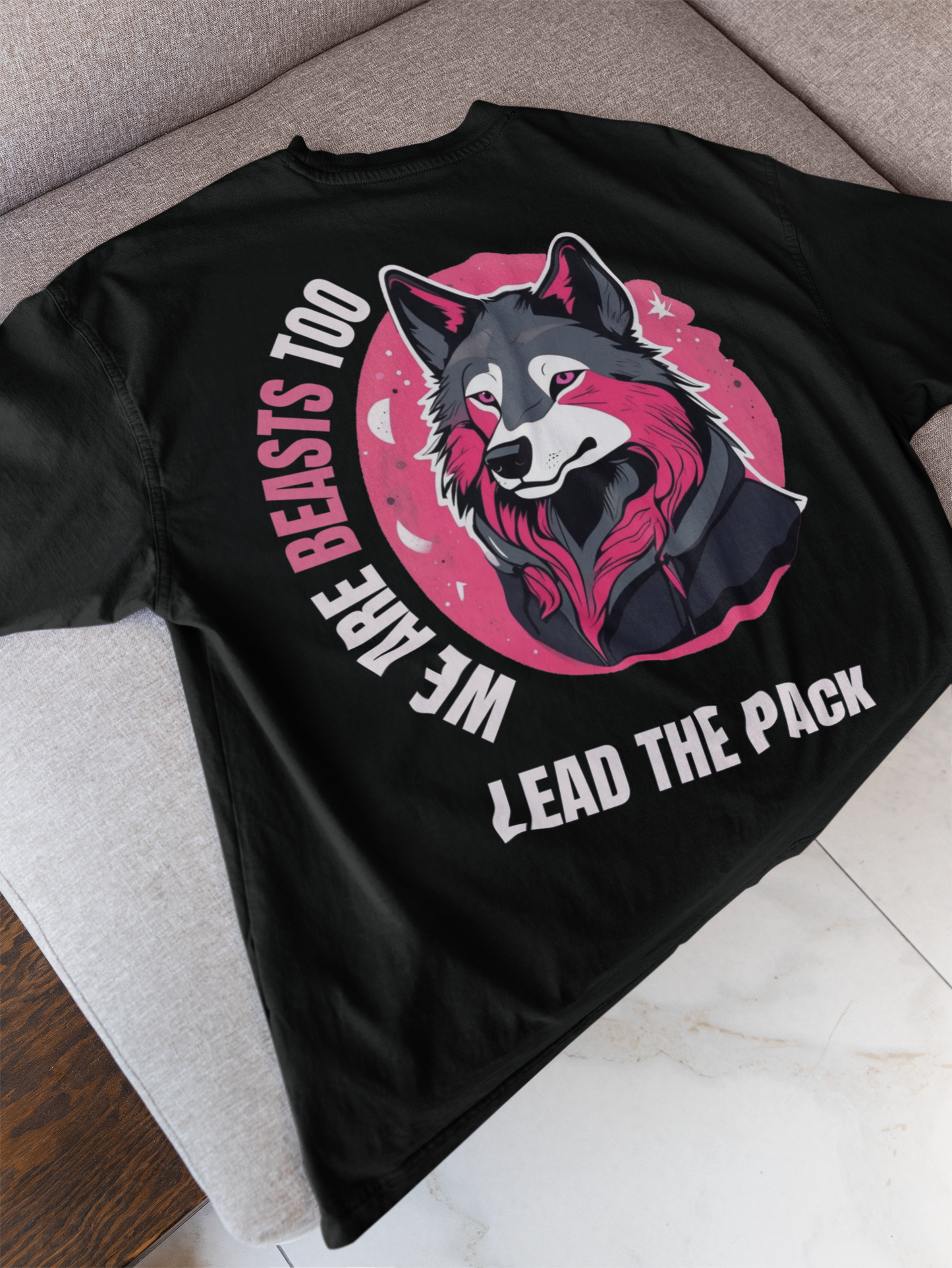 LEAD THE PACK WOLF OVERSIZED