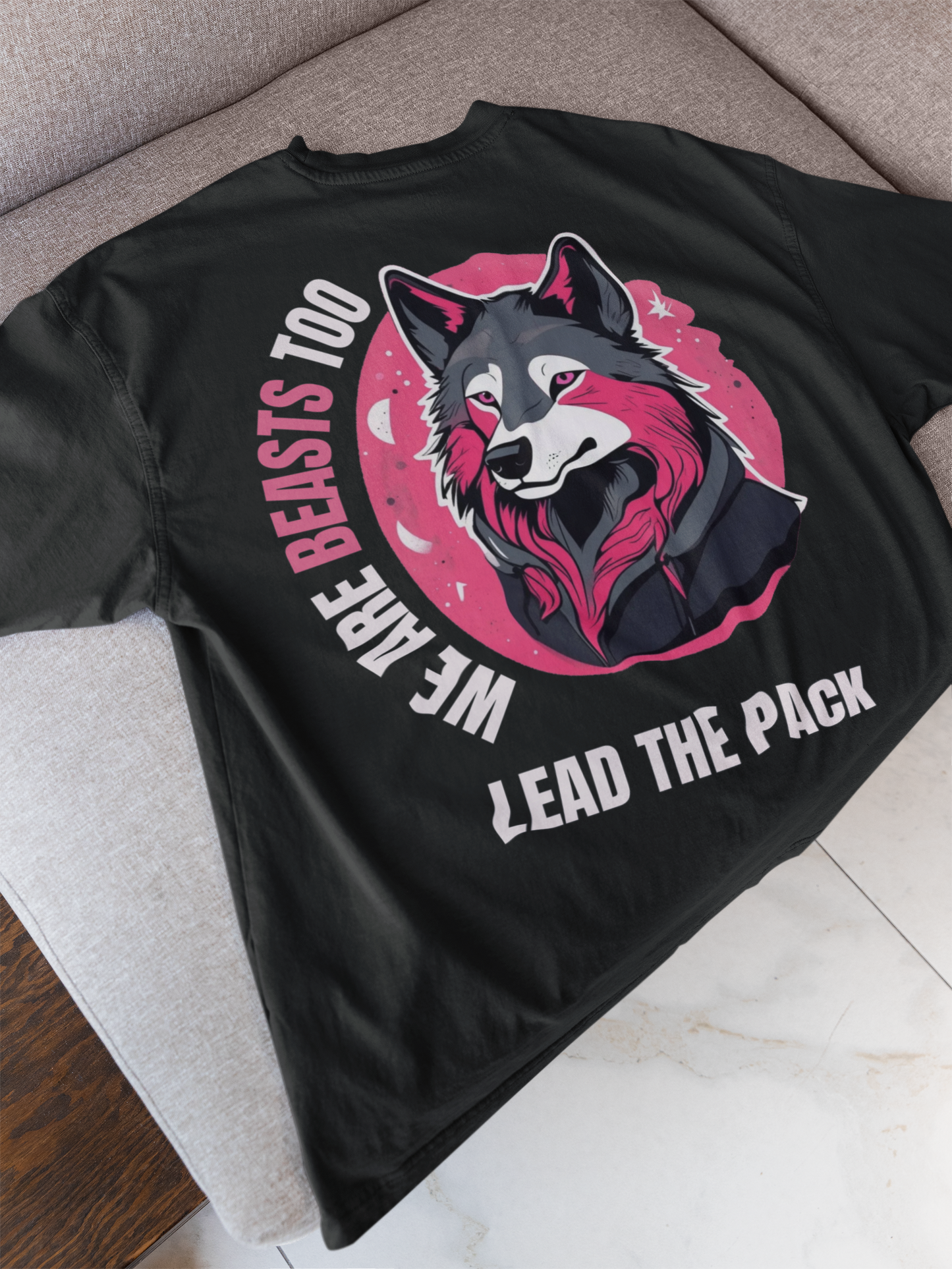 LEAD THE PACK WOLF OVERSIZED