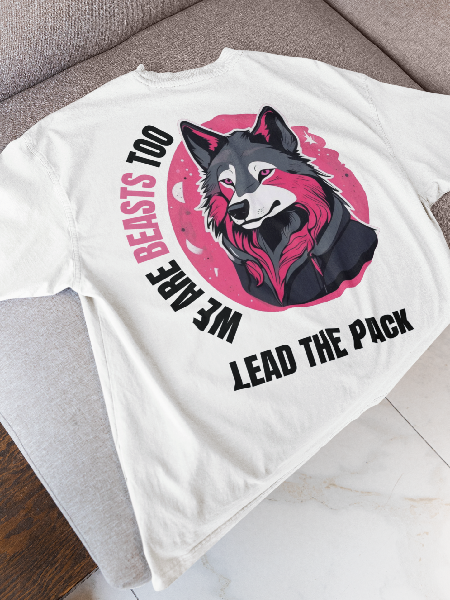 LEAD THE PACK WOLF OVERSIZED