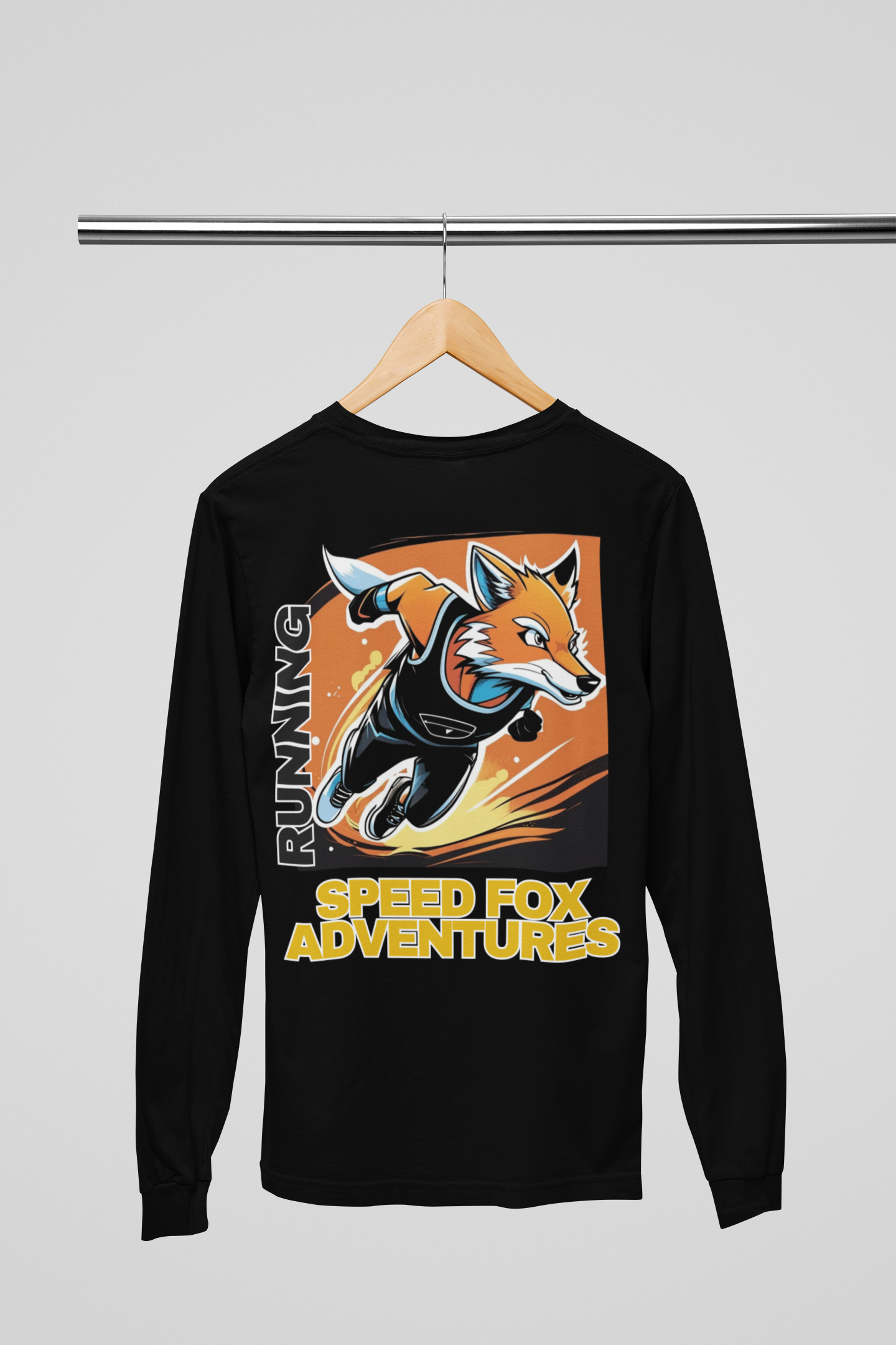 SPEED FOX ADVENTURES PLAYERA MANGA LARGA